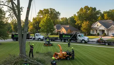 Professional lawn care service in Cape Coral, FL improving tropical lawns and healthy green turf