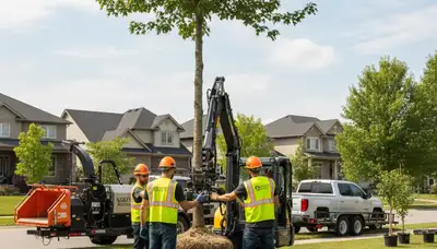 Certified arborist planting native trees in Cape Coral FL for Chop Chop Tree service