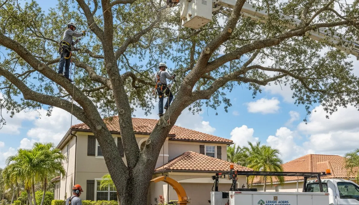 Professional tree removal service in Cape Coral FL by licensed tree experts